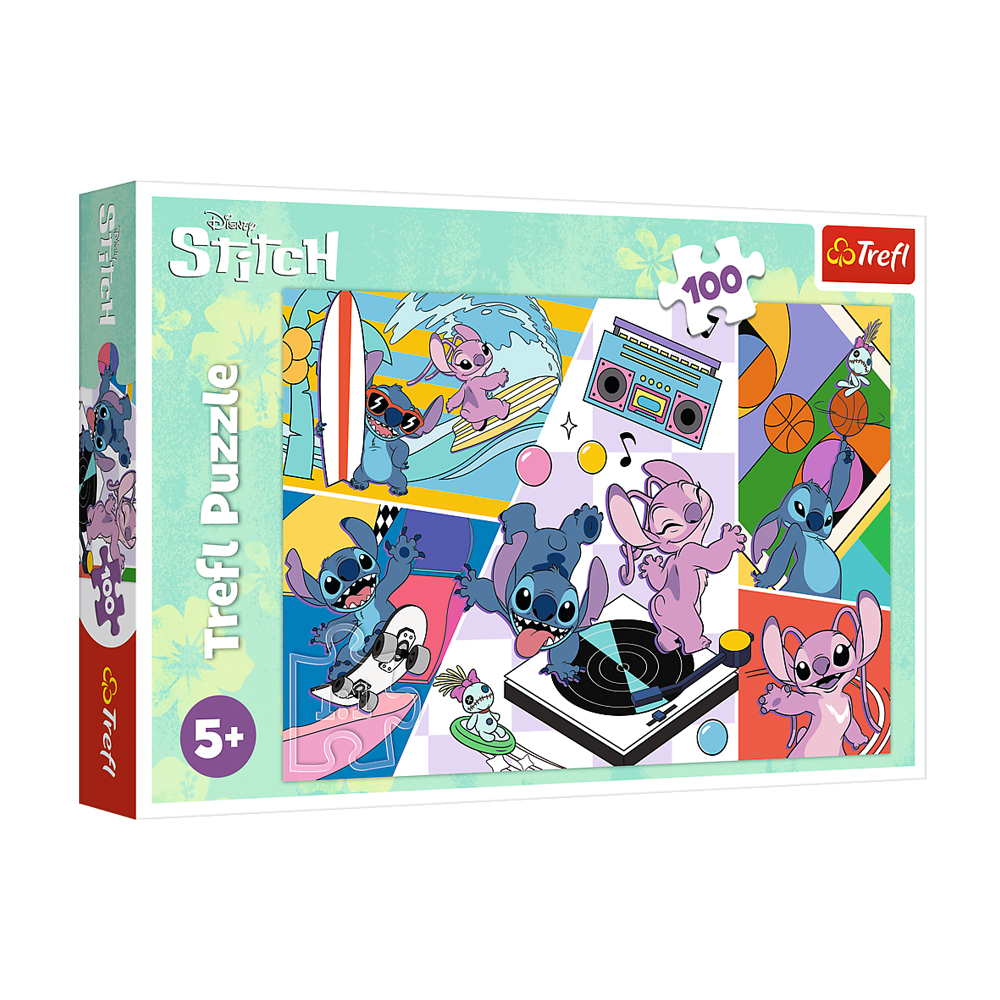 Пазли Trefl Disney Stitch Спогади, від 5 років, 100 елементів (16473)